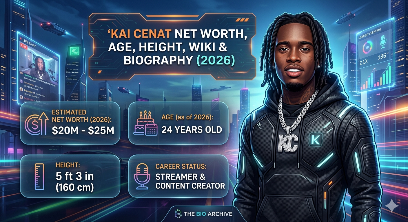 Kai Cenat Net Worth, Age, Height, Wiki & Biography (2026)
