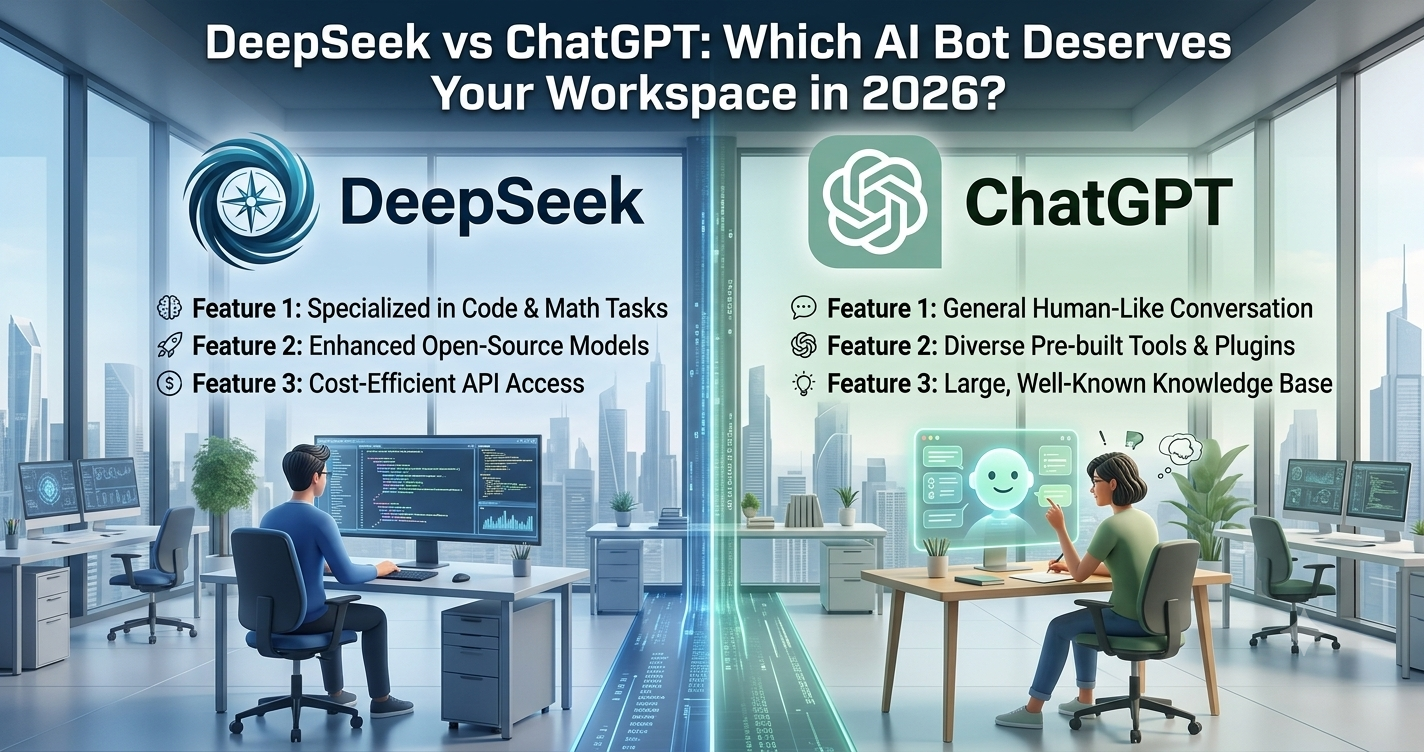 DeepSeek vs ChatGPT: Which AI Bot Deserves Your Workspace in 2026?