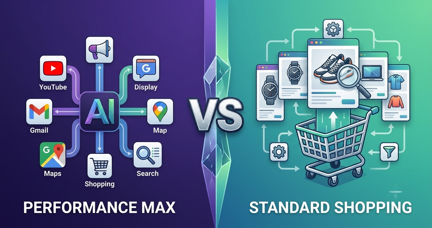 Performance Max vs Standard Shopping: How to Choose the Best E-Commerce Strategy