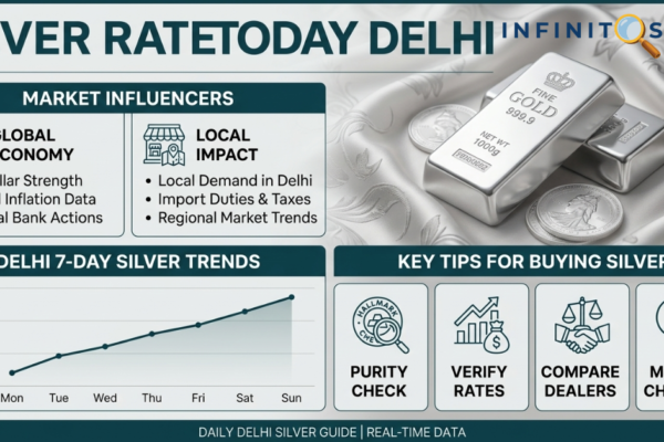 Real-Time Wealth Guide: Why the Silver Rate Today Delhi Is Shifting and How You Can Benefit