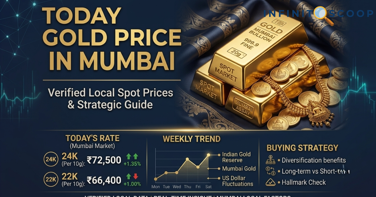 Today Gold Price in Mumbai: LIVE 22K and 24K Gold Rate Today Mumbai Trends